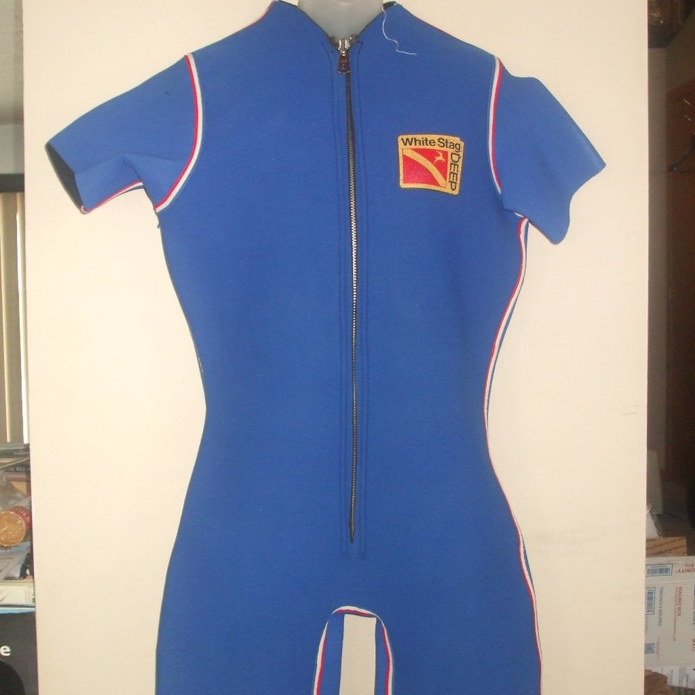 Vintage 70s WHITE STAG scuba diving short suit SZ m/l